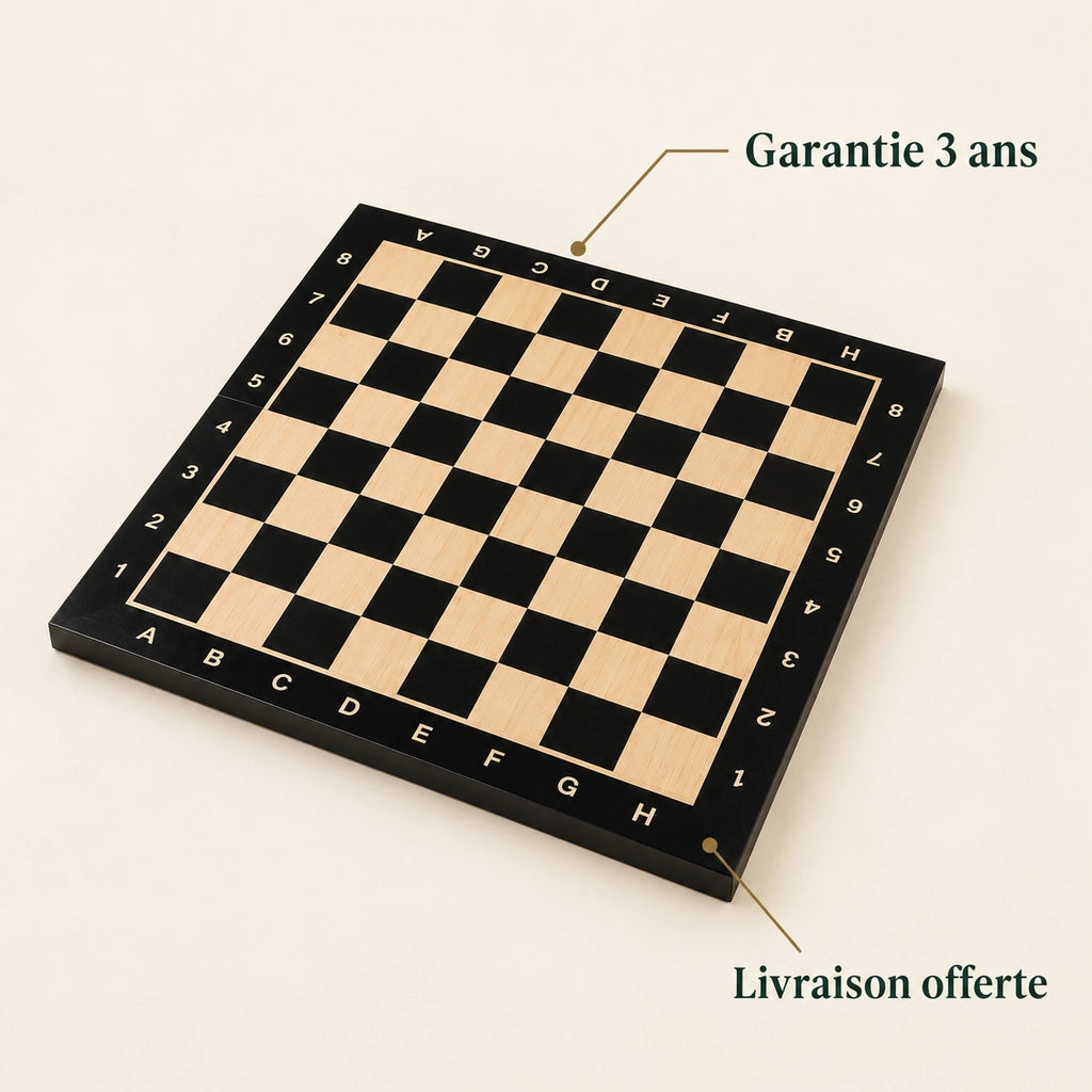 Échiquier seul de tournoi n°4 noir — points clés