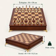 Jeu d’échecs L’Écrin — dimensions