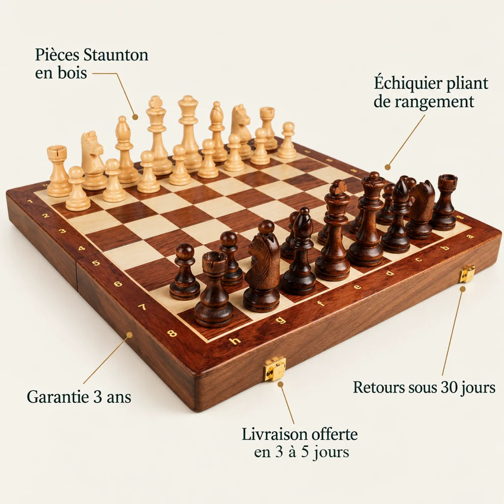 Jeu d’échecs L’Essentiel — points clés