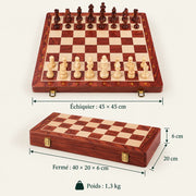 Jeu d’échecs Le Cercle — dimensions