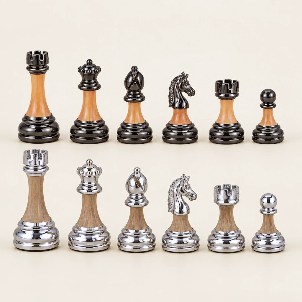 Jeu d’échecs Le Luxembourg — rangée des pièces