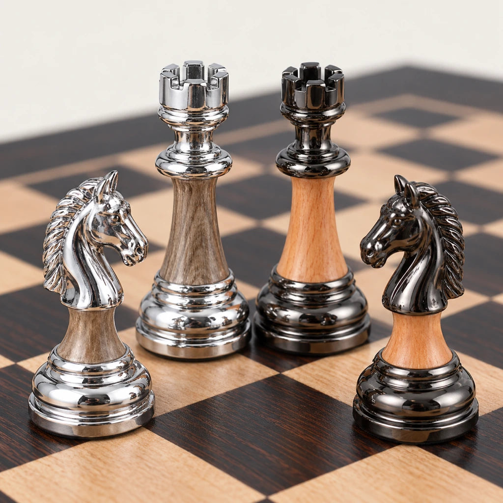 Jeu d’échecs Le Luxembourg — détail des pièces