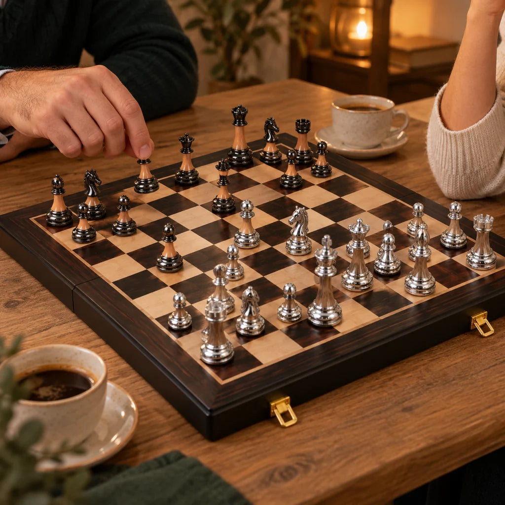 Jeu d’échecs Le Luxembourg — partie en cours