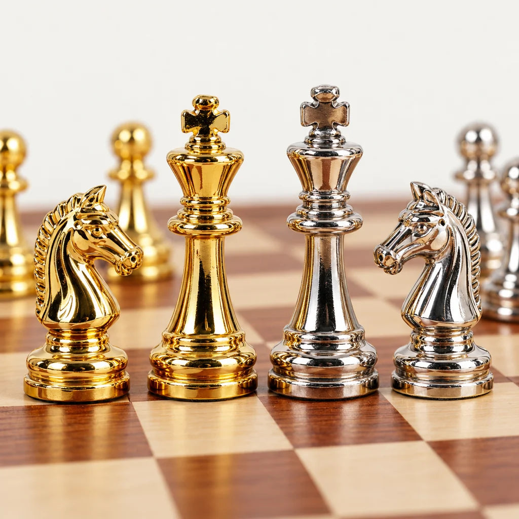 Jeu d’échecs Le Médaillon — détail des pièces