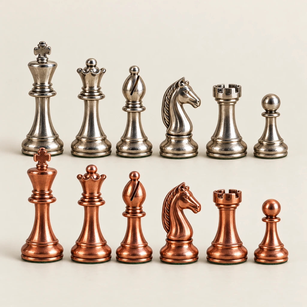Jeu d’échecs Le Montparnasse — rangée des pièces