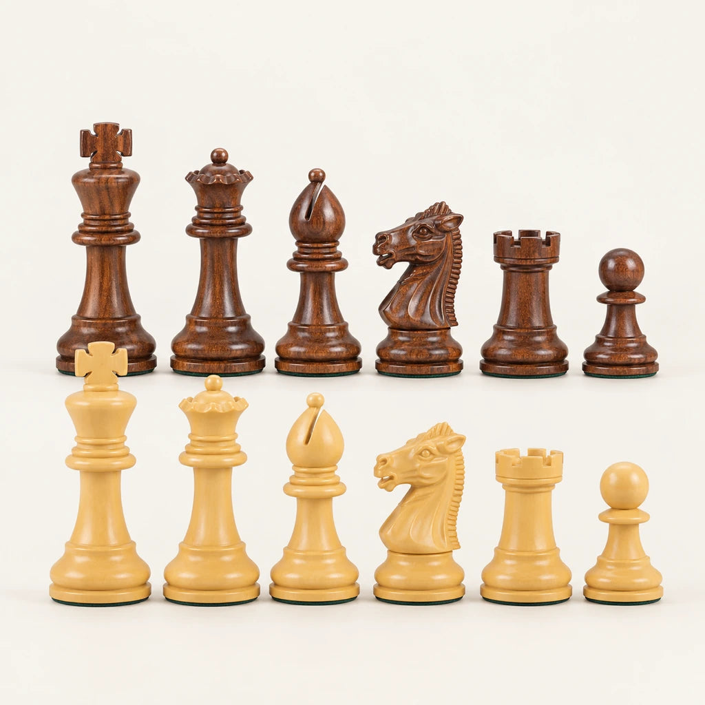 Jeu d’échecs Le Saint-Cloud — rangée des pièces