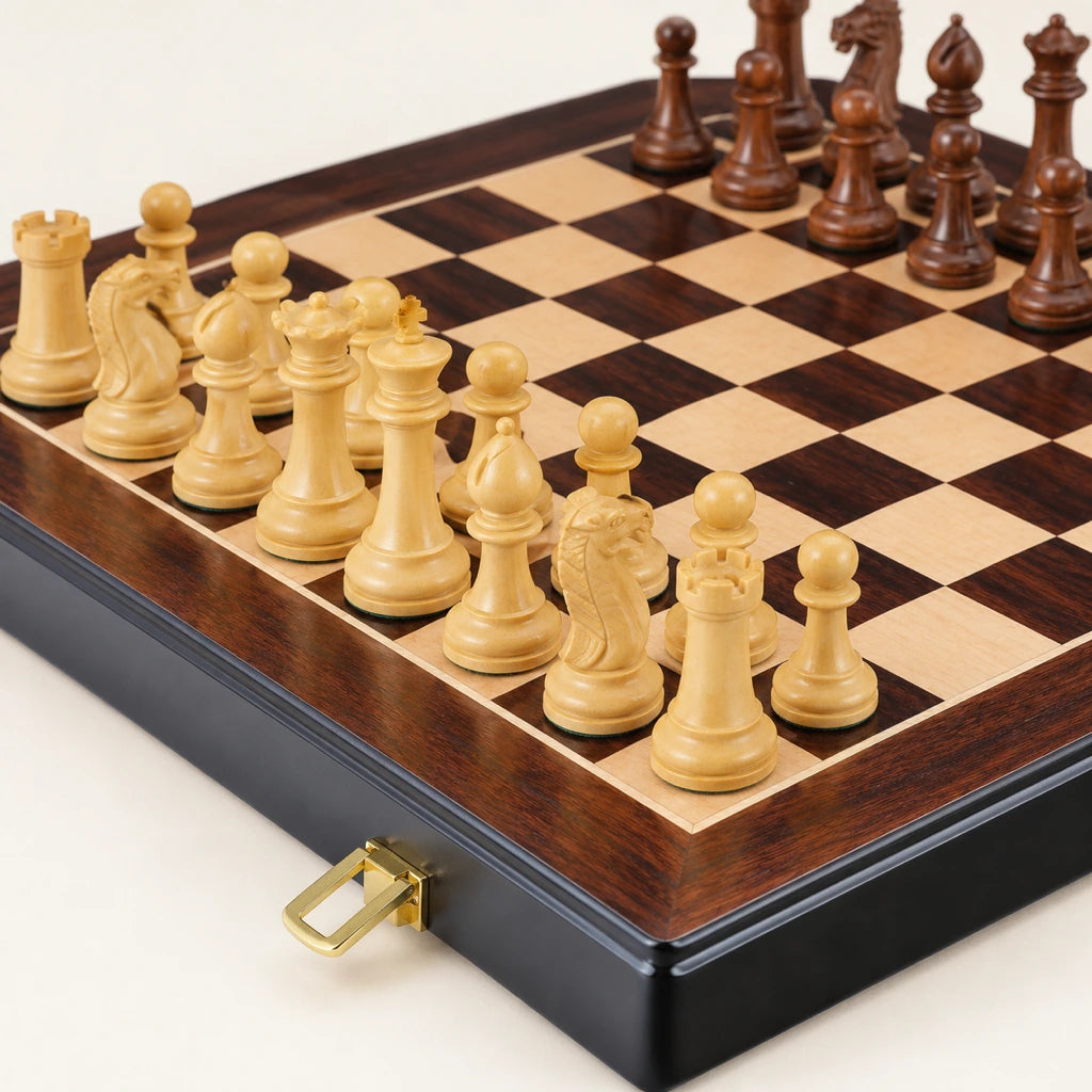 Jeu d’échecs Le Saint-Cloud — détail du plateau