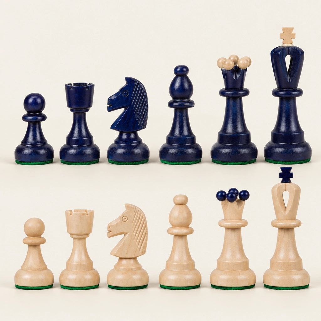 Jeu d’échecs L’Atlantique — rangée des pièces