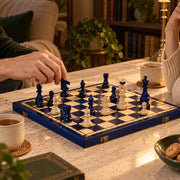 Jeu d’échecs L’Atlantique — partie en cours