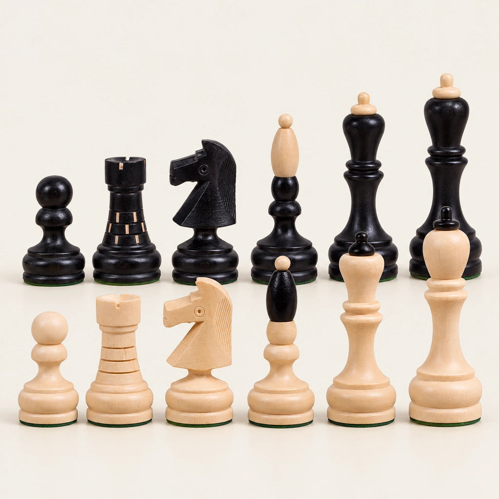 Jeu d’échecs Le Saint-Germain — rangée des pièces