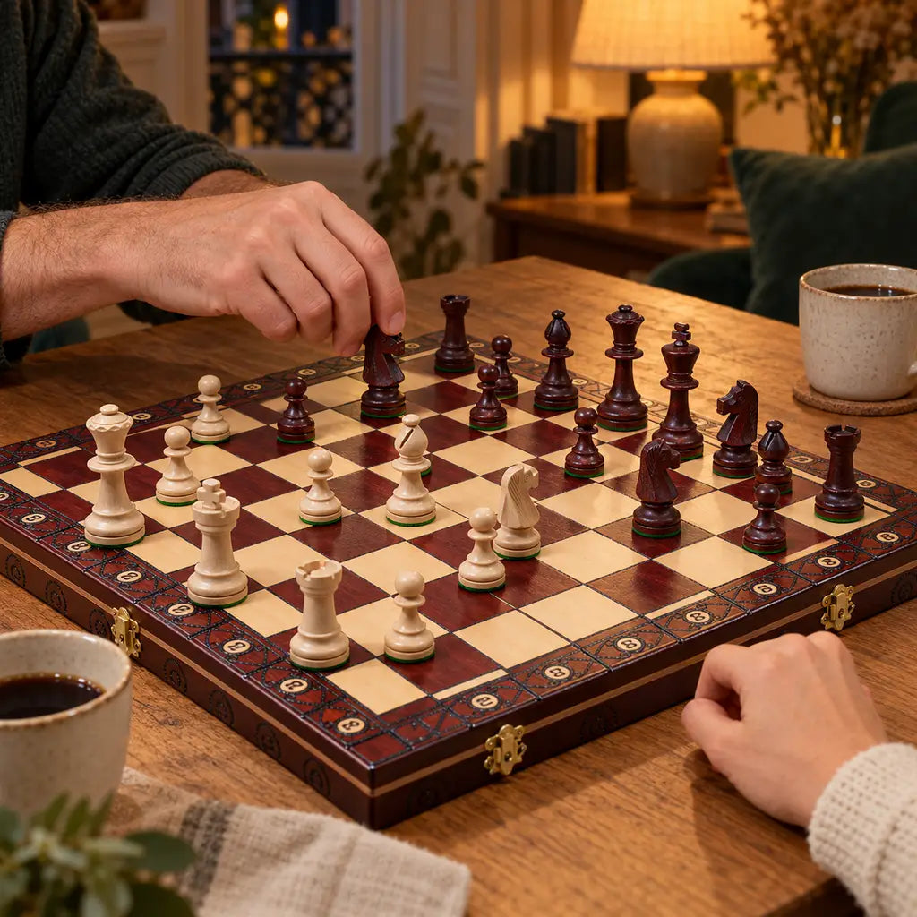 Jeu d’échecs Le Sénéchal — partie en cours