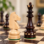 Jeu d’échecs Le Chambord — détail de la sculpture