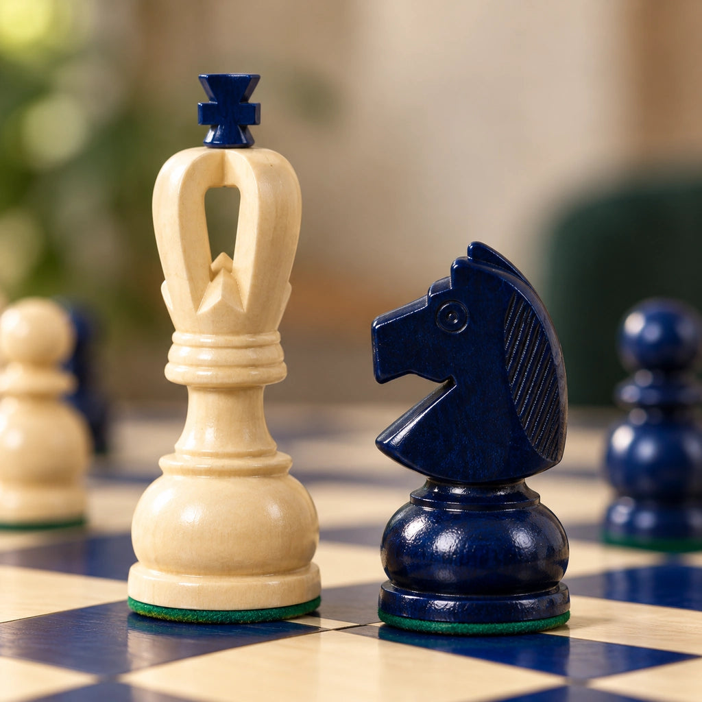 Jeu d’échecs Le Saphir — détail de la sculpture