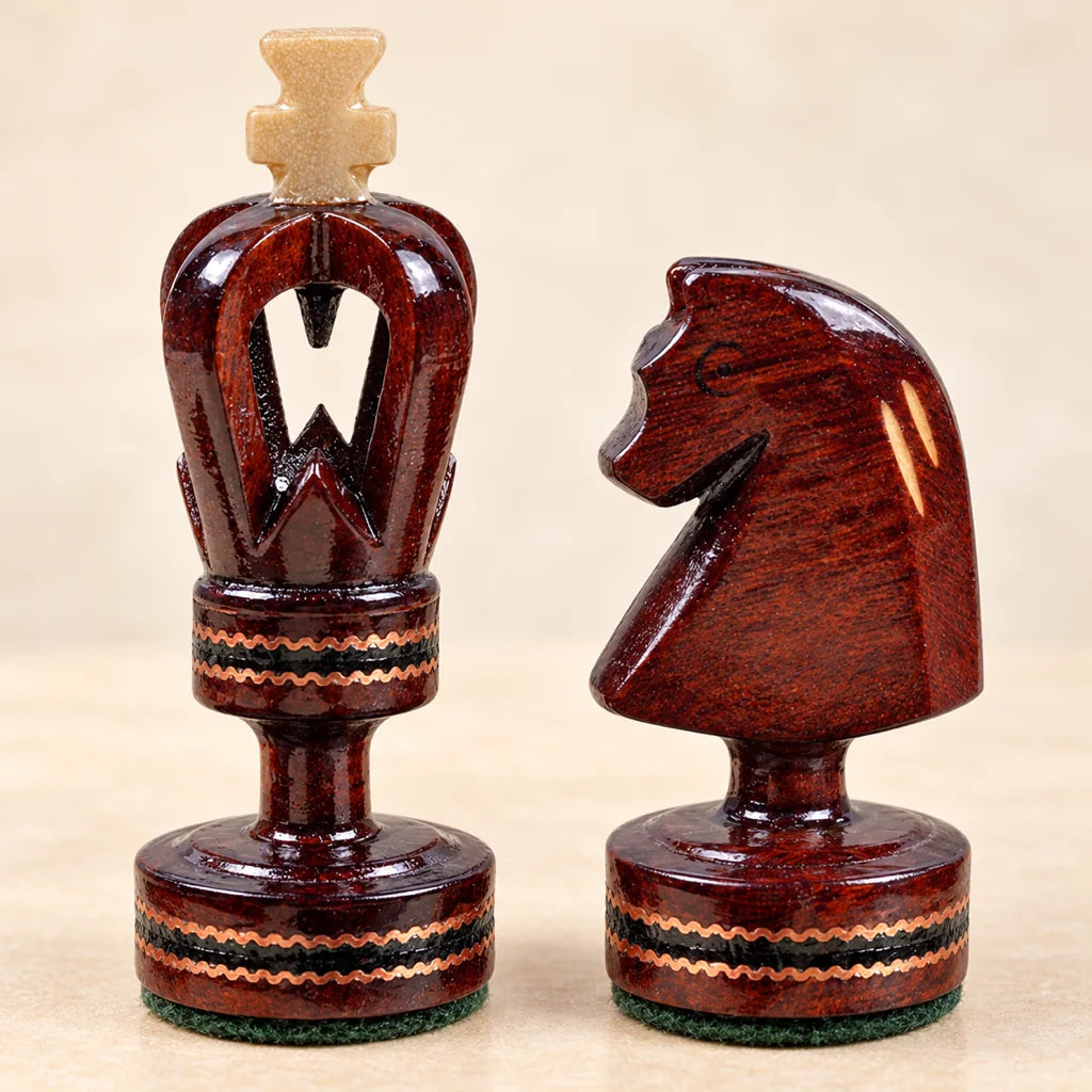 Jeu d’échecs L’Orfèvre — détail de la sculpture