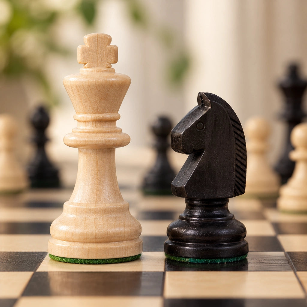 Jeu d’échecs Le Nomade noir — détail de la sculpture