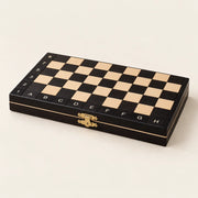 Jeu d’échecs Le Nomade noir — coffret fermé