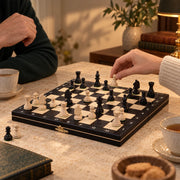 Jeu d’échecs Le Nomade noir — partie en cours
