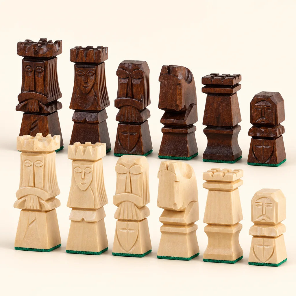 Jeu d’échecs Le Bastion — rangée des pièces