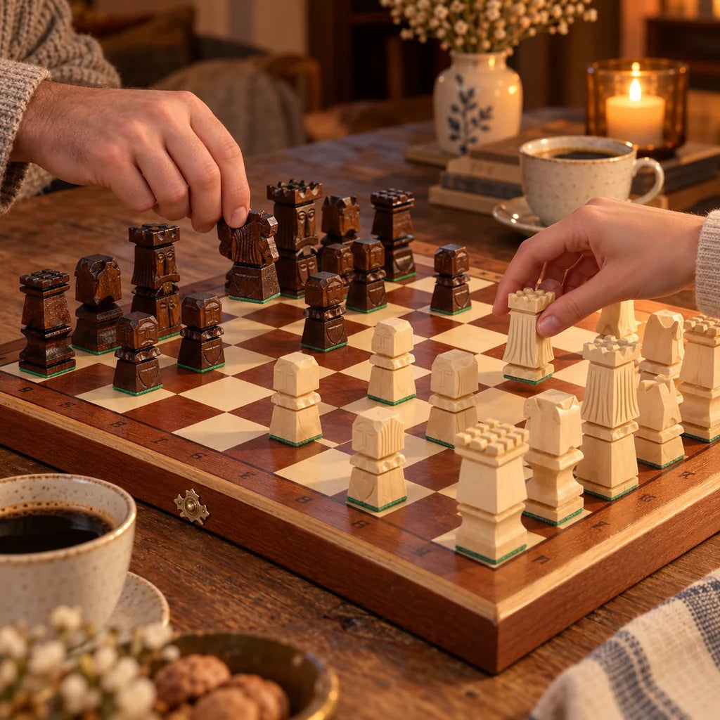 Jeu d’échecs Le Bastion — partie en cours