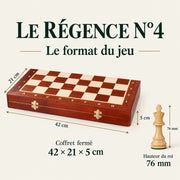 Jeu d’échecs Le Régence n°4 — dimensions vérifiées du modèle