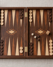 Backgammon Acajou — 02 dessus