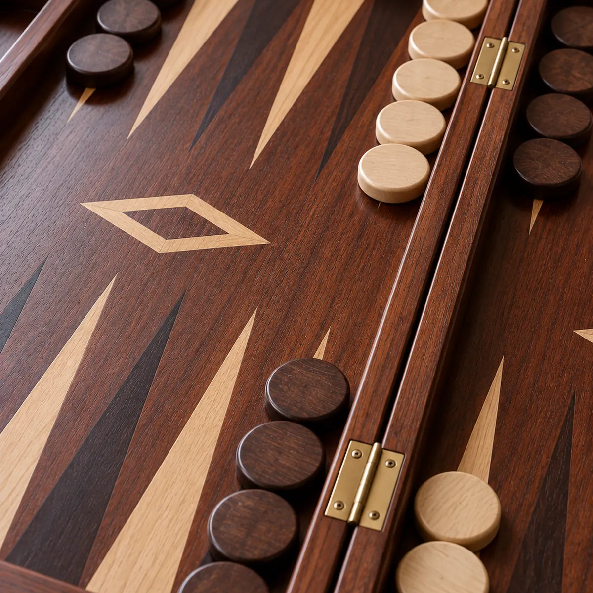Backgammon Acajou