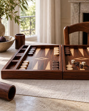 Backgammon Acajou — 05 profil