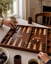 Backgammon Acajou — 08 jeu en cours