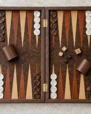 Backgammon Noyer de Californie — 02 dessus