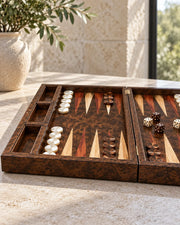 Backgammon Noyer de Californie — 06 profil