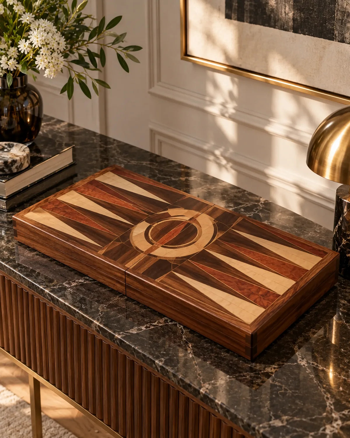 Backgammon Robusto — 04 coffret ferme