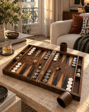 Backgammon Ronce de noyer — 08 interieur