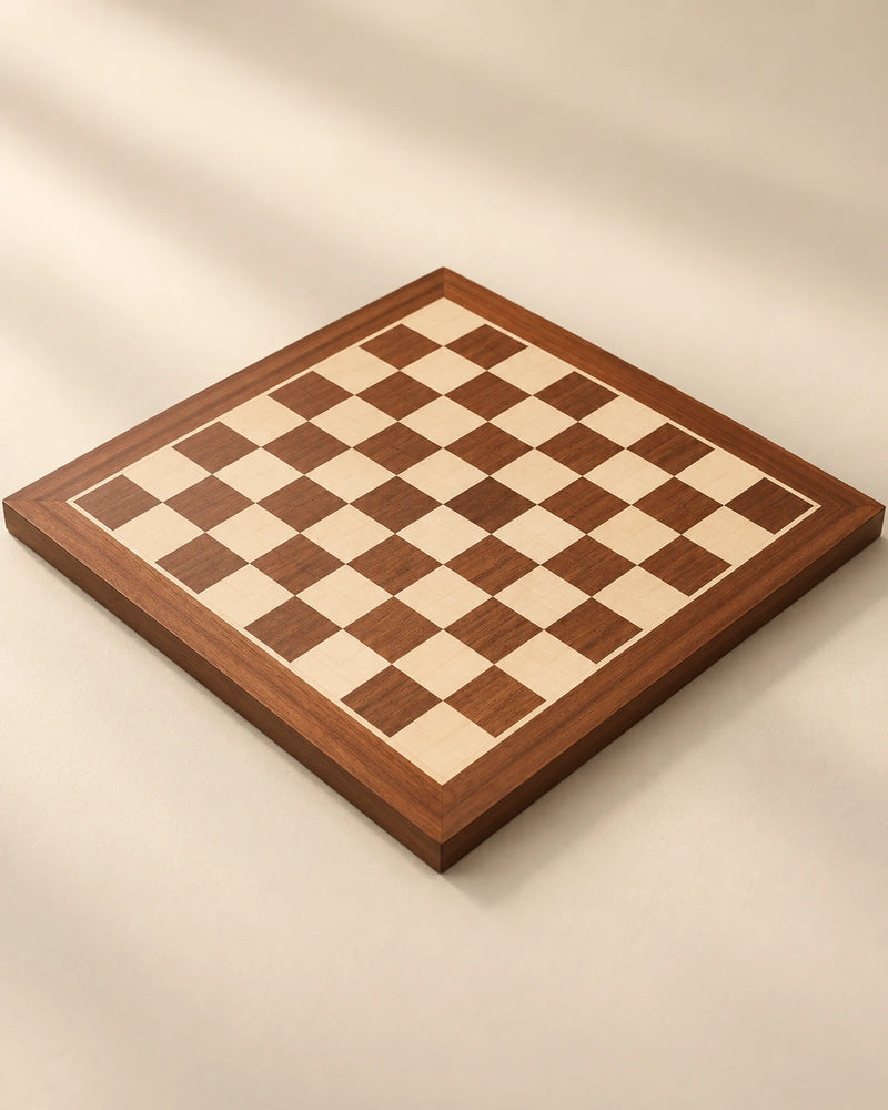 Échiquier n°4 Acajou & Sycomore — 41 cm — vue 1