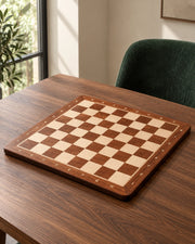 Échiquier n°5 Padouk & Érable — 48 cm — vue 2
