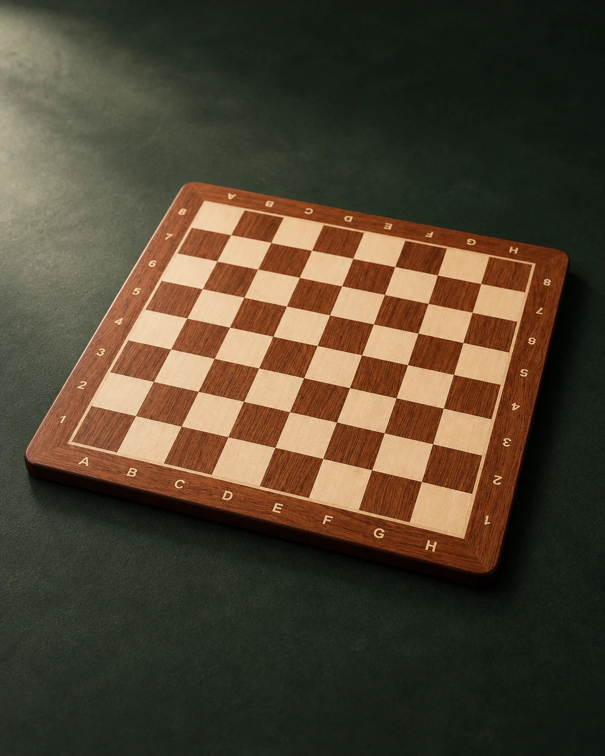 Échiquier n°5 Padouk & Érable — 48 cm — vue 4
