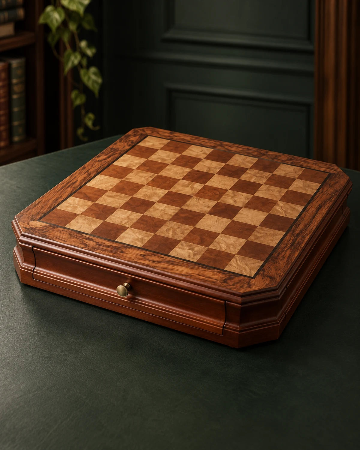 Jeu d’échecs aux finitions cuivrées et argentées — vue 4