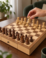 Jeu d’échecs aux teintes naturelles — vue 5