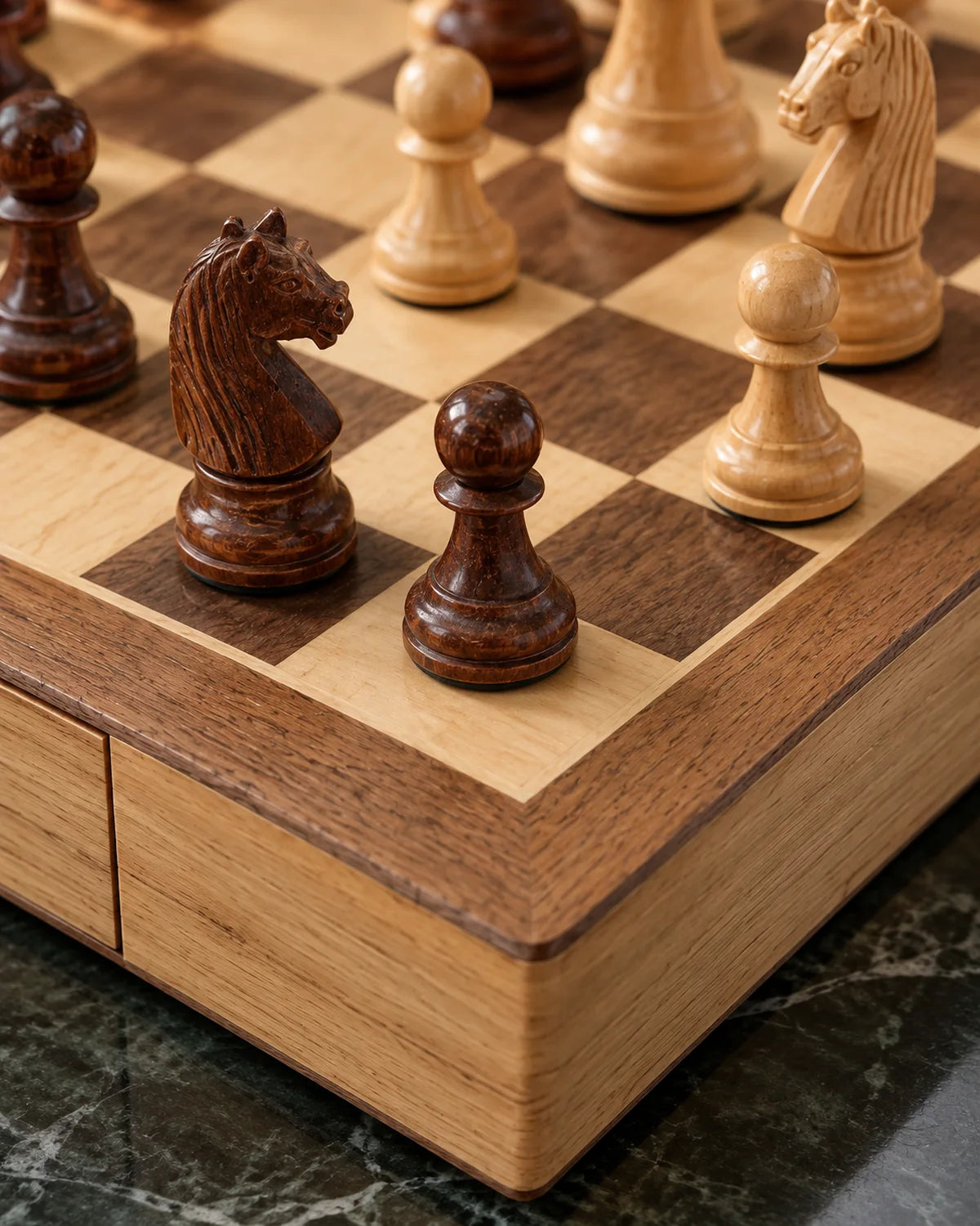 Jeu d’échecs aux teintes naturelles — vue 6