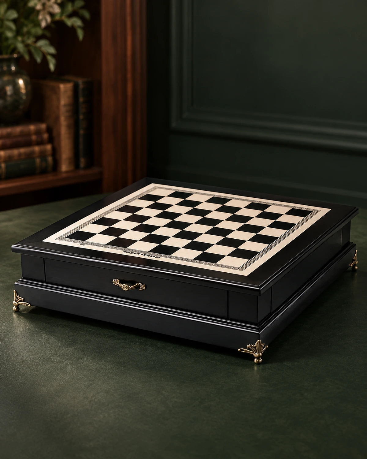 Jeu d’échecs noir décoratif — vue 4