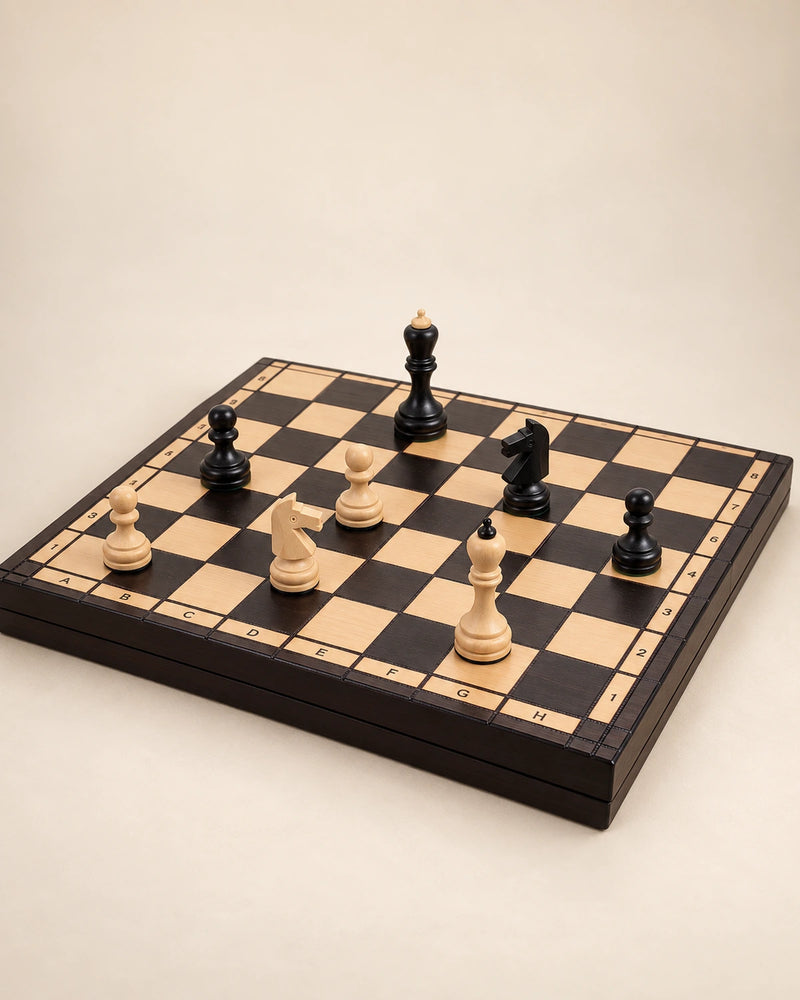 Jeu d’échecs Classic bois — vue d’ensemble