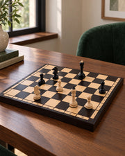 Jeu d’échecs Classic bois — mise en situation