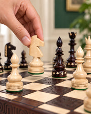 Jeu d’échecs Indian en bois — vue 5