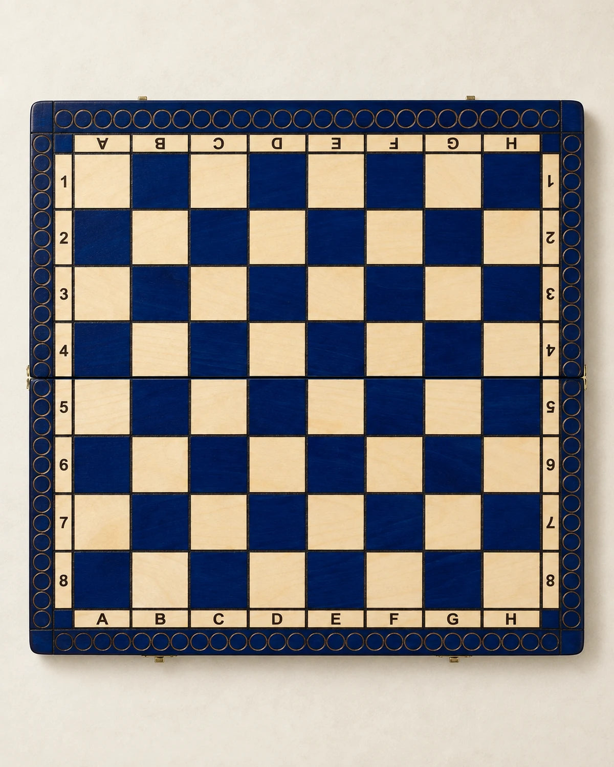 Jeu d’échecs King's grand modèle — vue du dessus