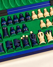Jeu d’échecs King's grand modèle — rangement des pièces