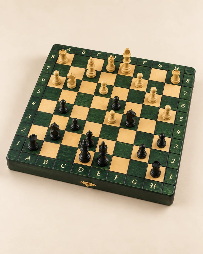 Jeu d’échecs Magnetic bois — vue d’ensemble