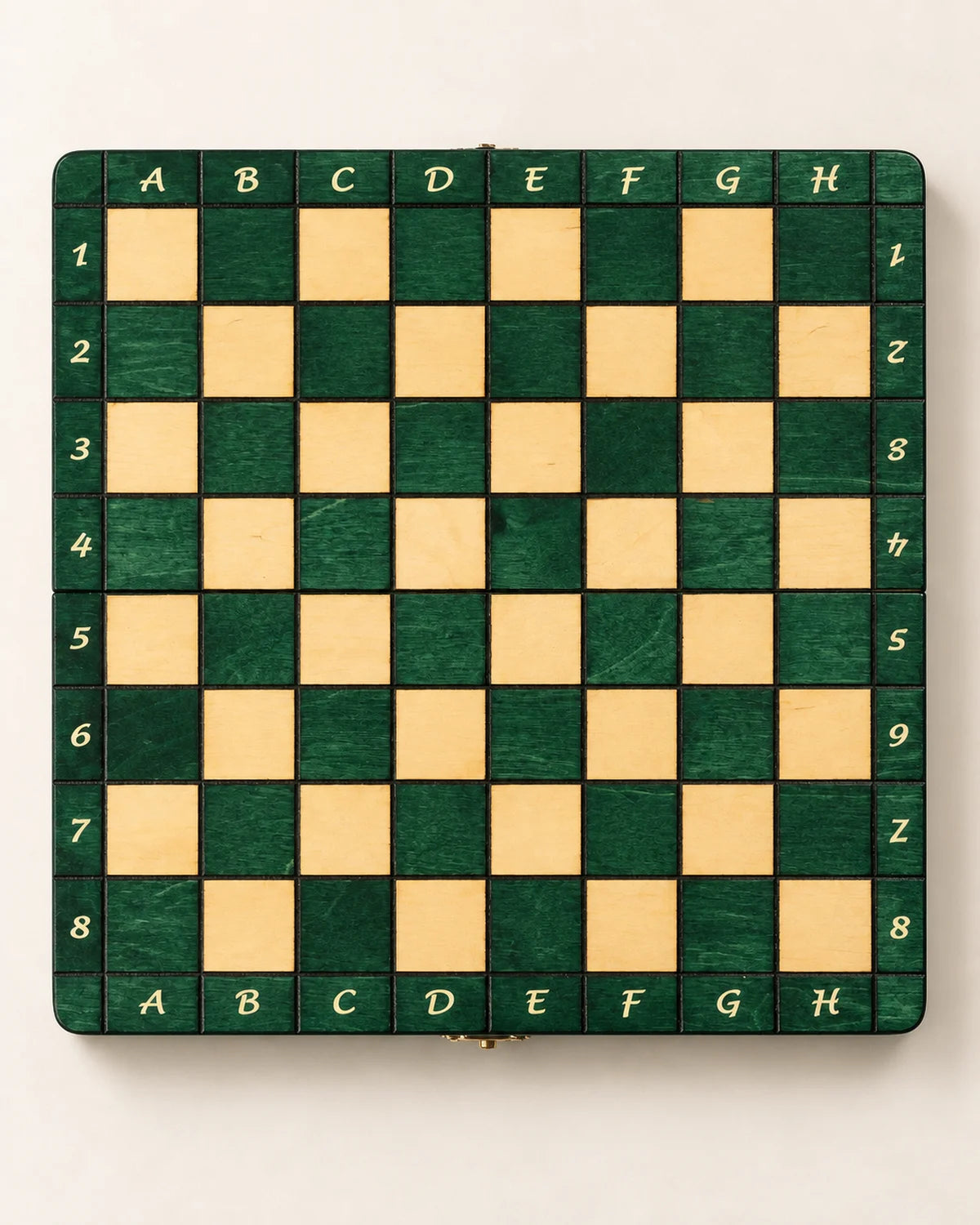 Jeu d’échecs Magnetic bois — vue du dessus