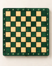 Jeu d’échecs Magnetic bois — vue du dessus