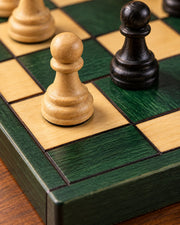 Jeu d’échecs Magnetic bois — détail des matières