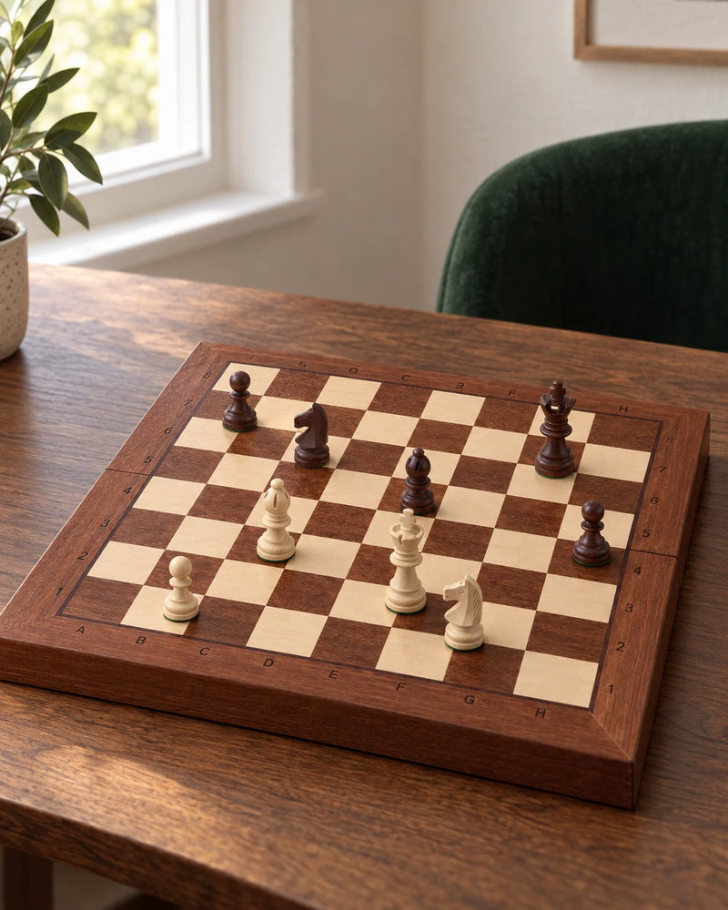 Jeu d’échecs Olympic petit modèle — mise en situation
