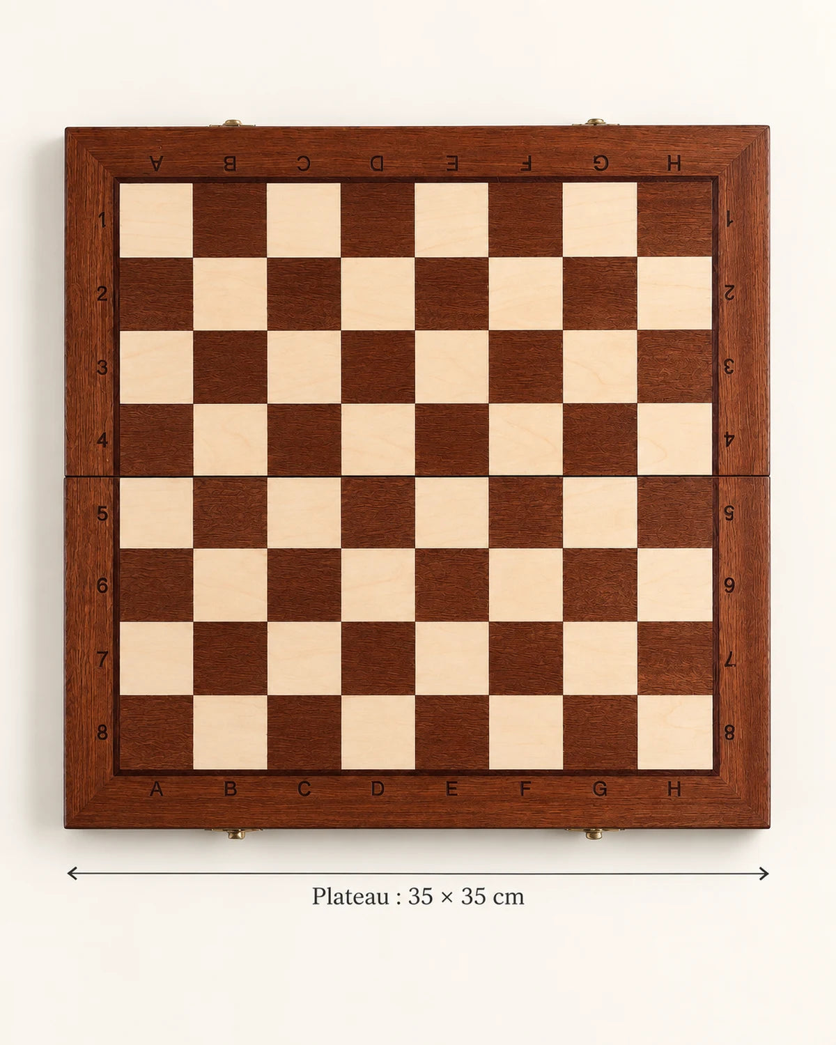 Jeu d’échecs Olympic petit modèle — vue du dessus